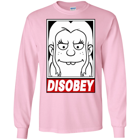 T-Shirts Light Pink / S Disobey Men's Long Sleeve T-Shirt