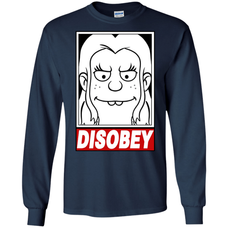 T-Shirts Navy / S Disobey Men's Long Sleeve T-Shirt