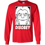 T-Shirts Red / S Disobey Men's Long Sleeve T-Shirt