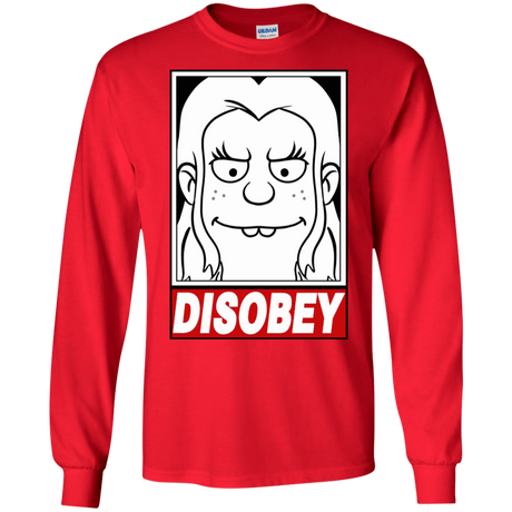 T-Shirts Red / S Disobey Men's Long Sleeve T-Shirt