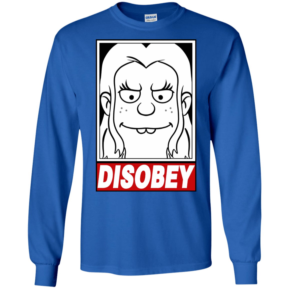 T-Shirts Royal / S Disobey Men's Long Sleeve T-Shirt