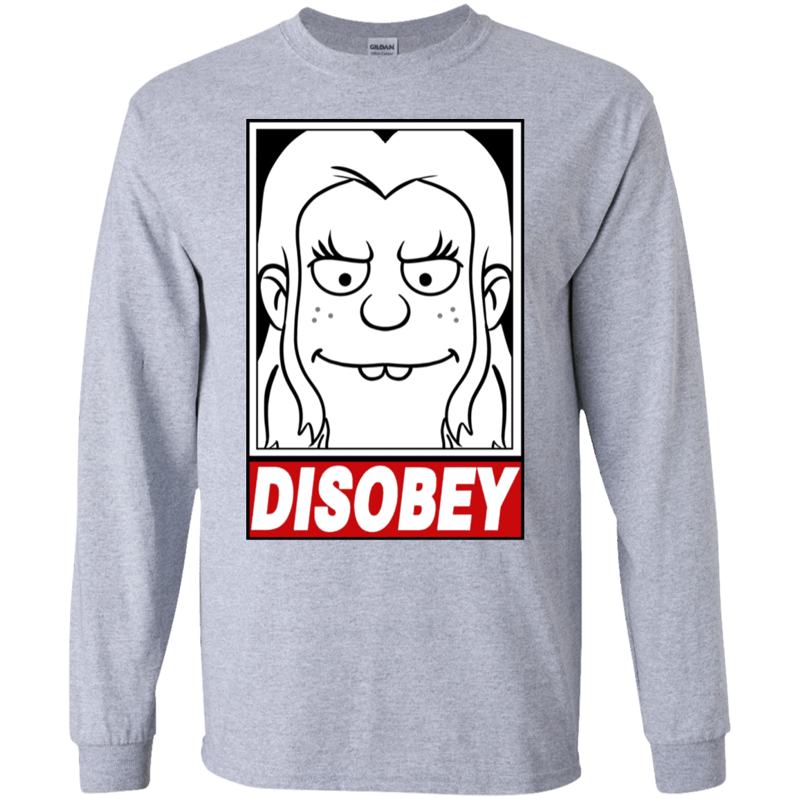 T-Shirts Sport Grey / S Disobey Men's Long Sleeve T-Shirt