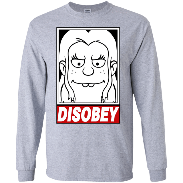 T-Shirts Sport Grey / S Disobey Men's Long Sleeve T-Shirt