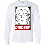 T-Shirts White / S Disobey Men's Long Sleeve T-Shirt