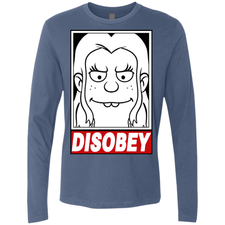T-Shirts Indigo / S Disobey Men's Premium Long Sleeve