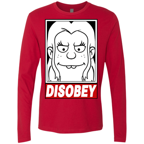 T-Shirts Red / S Disobey Men's Premium Long Sleeve
