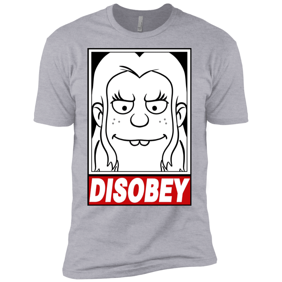 T-Shirts Heather Grey / X-Small Disobey Men's Premium T-Shirt