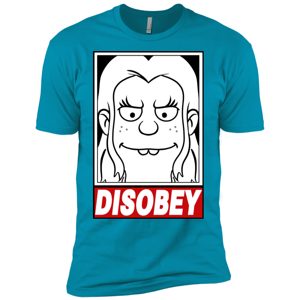 T-Shirts Turquoise / X-Small Disobey Men's Premium T-Shirt