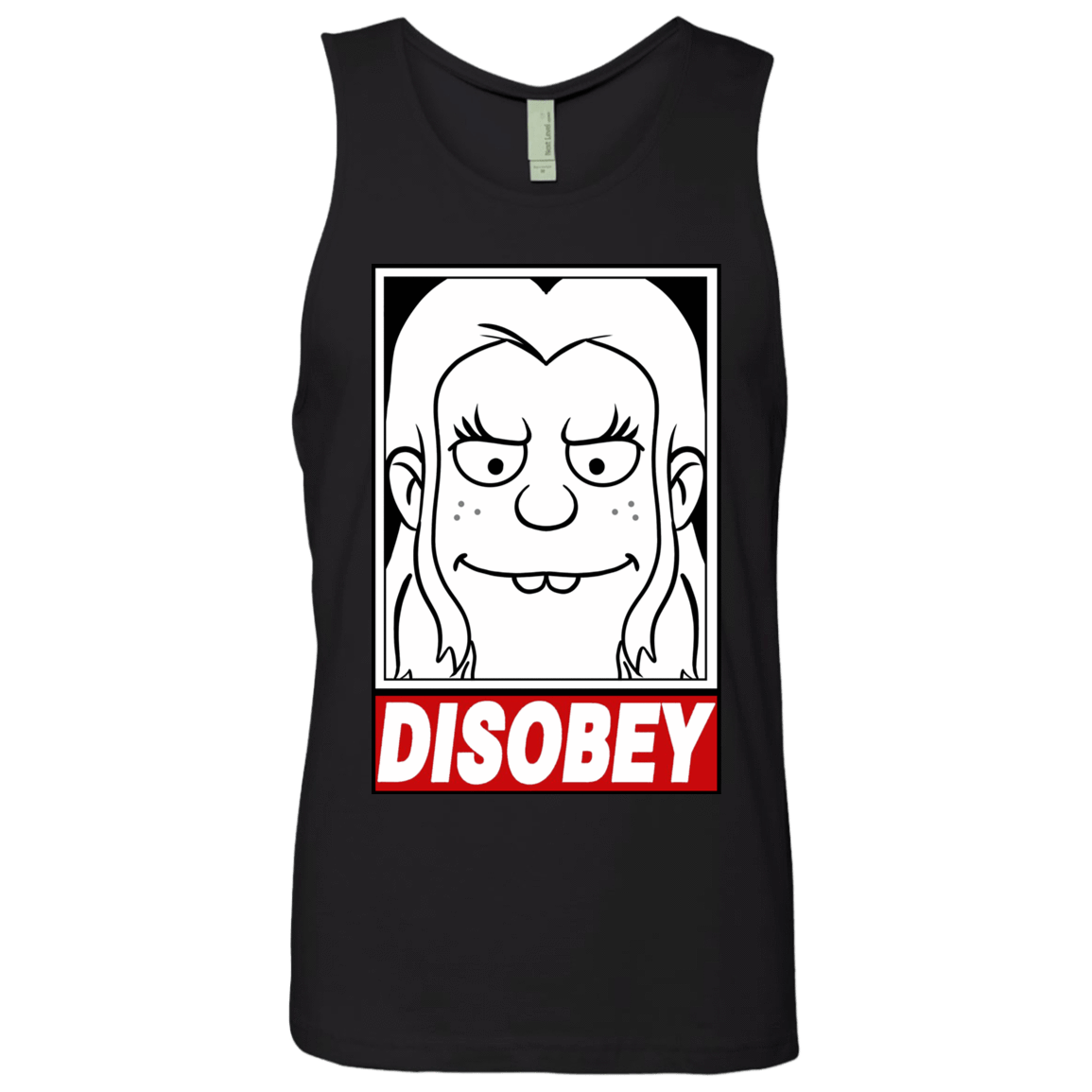 T-Shirts Black / S Disobey Men's Premium Tank Top