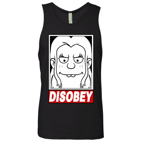 T-Shirts Black / S Disobey Men's Premium Tank Top