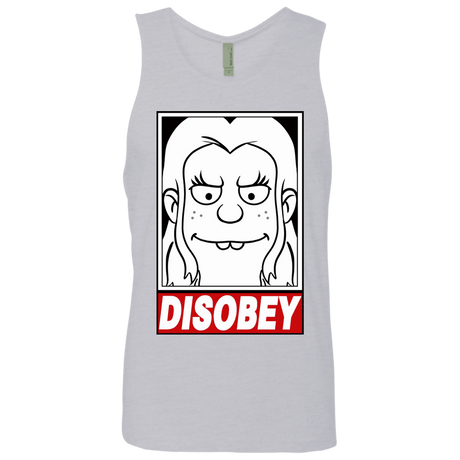 T-Shirts Heather Grey / S Disobey Men's Premium Tank Top