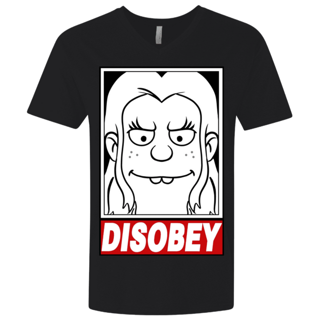 T-Shirts Black / X-Small Disobey Men's Premium V-Neck