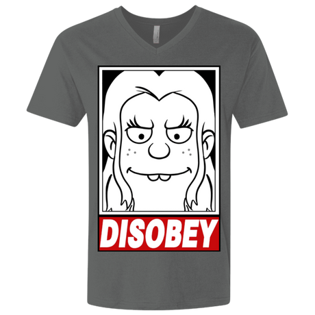 T-Shirts Heavy Metal / X-Small Disobey Men's Premium V-Neck