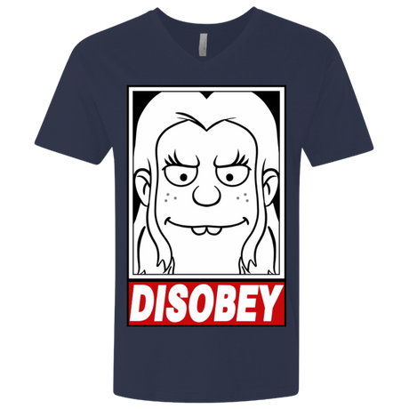 T-Shirts Midnight Navy / X-Small Disobey Men's Premium V-Neck