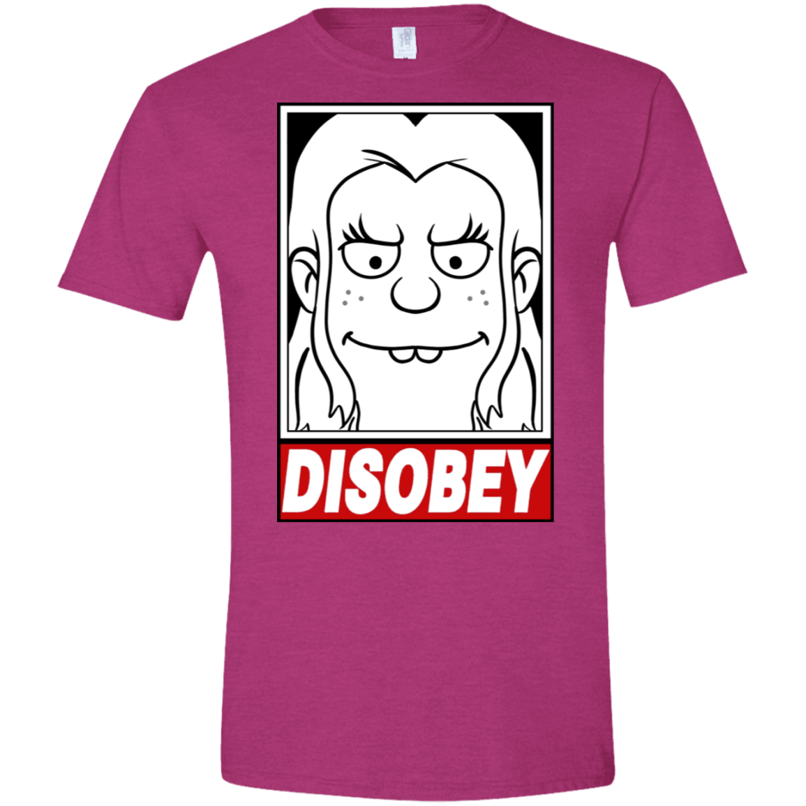 T-Shirts Antique Heliconia / S Disobey Men's Semi-Fitted Softstyle