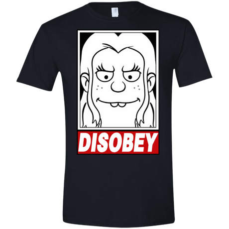 T-Shirts Black / X-Small Disobey Men's Semi-Fitted Softstyle
