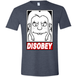T-Shirts Heather Navy / S Disobey Men's Semi-Fitted Softstyle