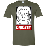 T-Shirts Military Green / S Disobey Men's Semi-Fitted Softstyle