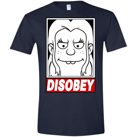 T-Shirts Navy / X-Small Disobey Men's Semi-Fitted Softstyle