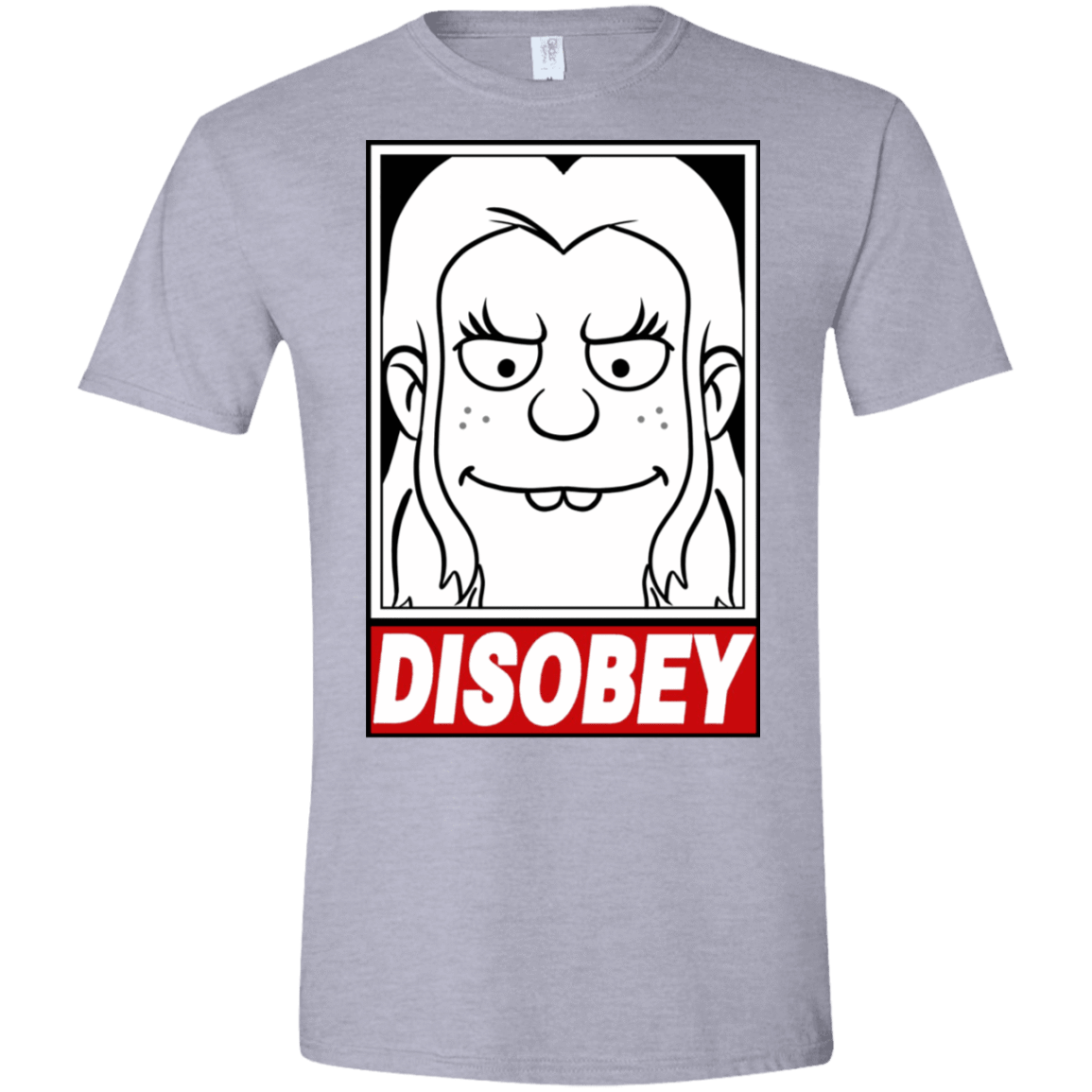 T-Shirts Sport Grey / X-Small Disobey Men's Semi-Fitted Softstyle