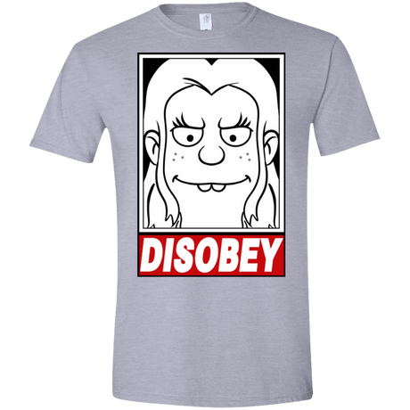 T-Shirts Sport Grey / X-Small Disobey Men's Semi-Fitted Softstyle