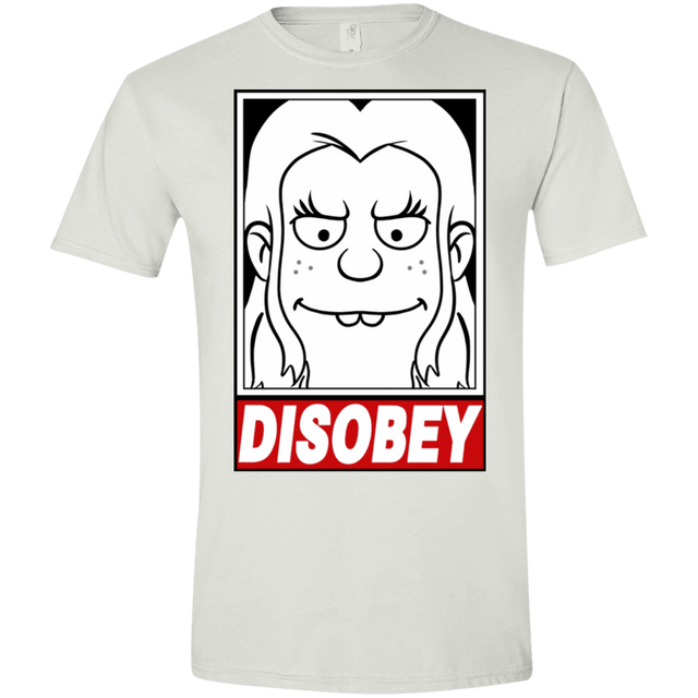 T-Shirts White / X-Small Disobey Men's Semi-Fitted Softstyle