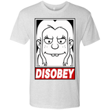 T-Shirts Heather White / S Disobey Men's Triblend T-Shirt