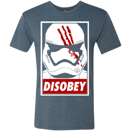 T-Shirts Indigo / Small Disobey Men's Triblend T-Shirt