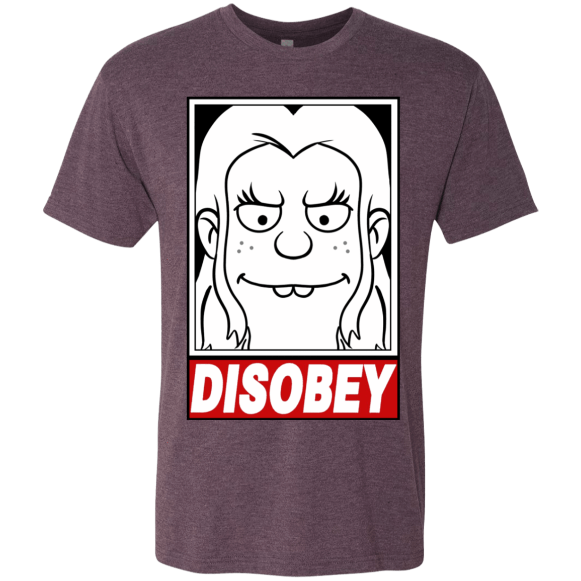 T-Shirts Vintage Purple / S Disobey Men's Triblend T-Shirt