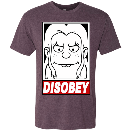 T-Shirts Vintage Purple / S Disobey Men's Triblend T-Shirt