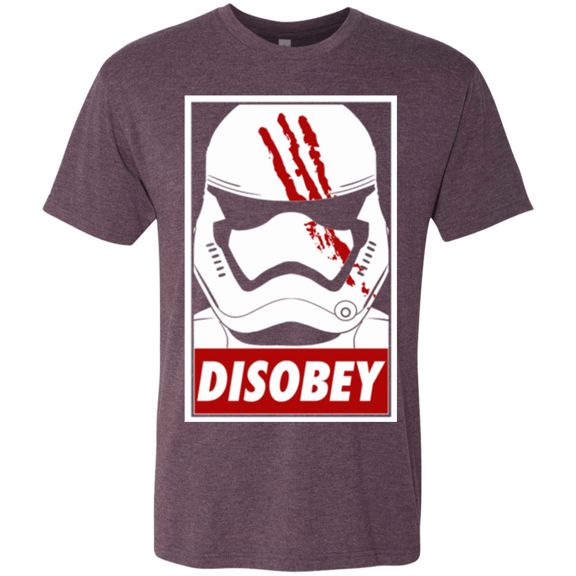 T-Shirts Vintage Purple / Small Disobey Men's Triblend T-Shirt