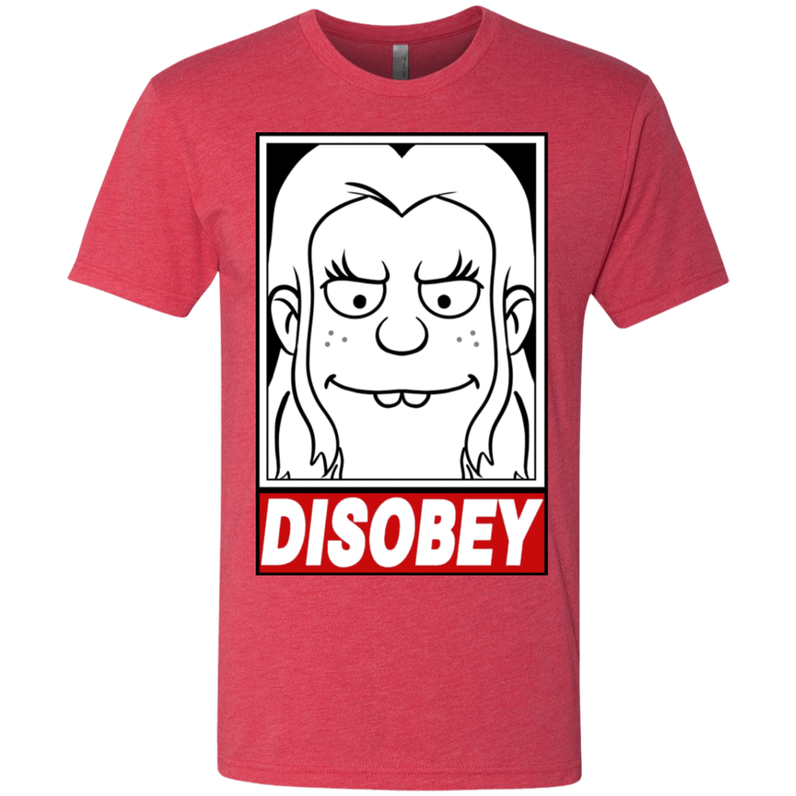 T-Shirts Vintage Red / S Disobey Men's Triblend T-Shirt