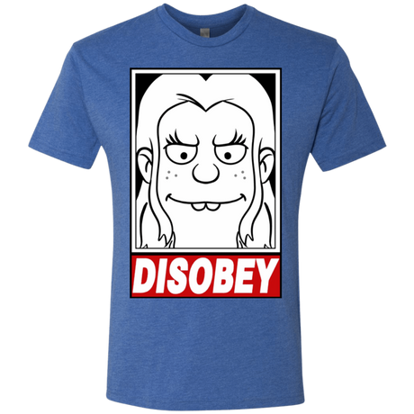 T-Shirts Vintage Royal / S Disobey Men's Triblend T-Shirt