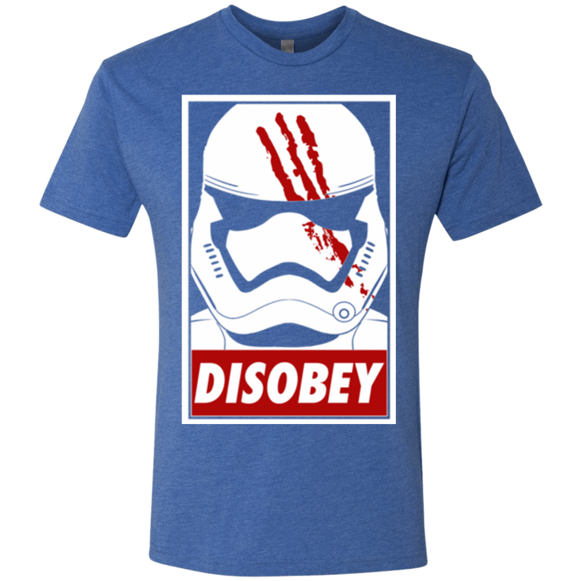 T-Shirts Vintage Royal / Small Disobey Men's Triblend T-Shirt