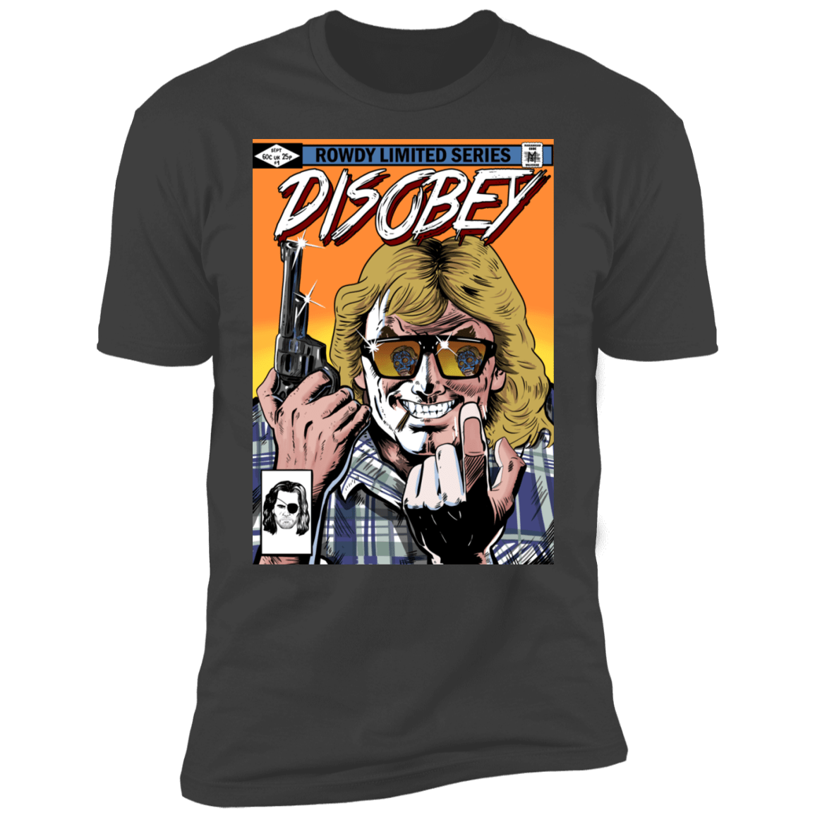T-Shirts Heavy Metal / S Disobey Rowdy Men's Premium T-Shirt