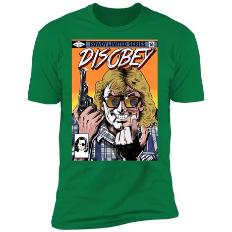 T-Shirts Kelly Green / S Disobey Rowdy Men's Premium T-Shirt