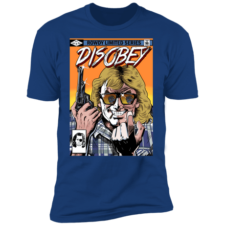 T-Shirts Royal / S Disobey Rowdy Men's Premium T-Shirt