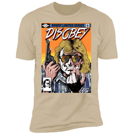 T-Shirts Sand / S Disobey Rowdy Men's Premium T-Shirt