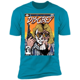 T-Shirts Turquoise / S Disobey Rowdy Men's Premium T-Shirt