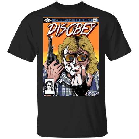 T-Shirts Black / S Disobey Rowdy T-Shirt