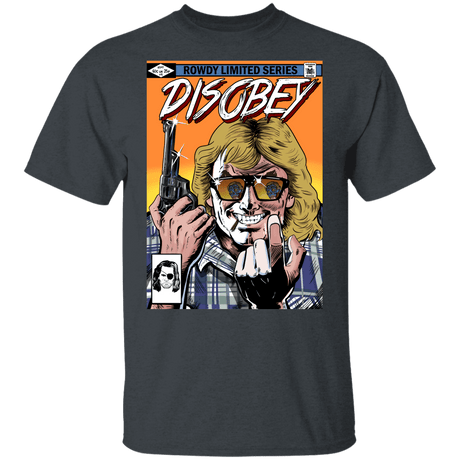T-Shirts Dark Heather / YXS Disobey Rowdy Youth T-Shirt