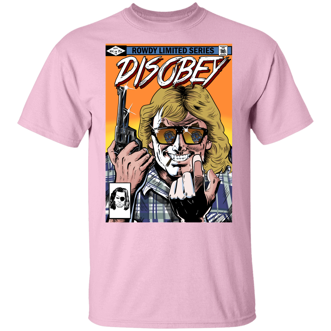 T-Shirts Light Pink / YXS Disobey Rowdy Youth T-Shirt