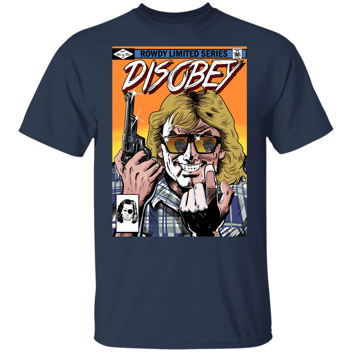 T-Shirts Navy / YXS Disobey Rowdy Youth T-Shirt