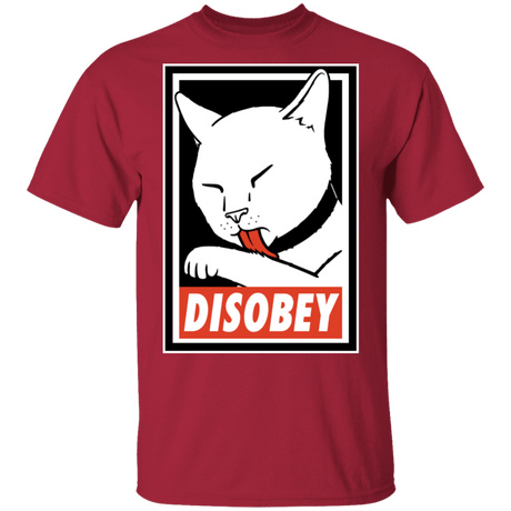 T-Shirts Cardinal / S Disobey T-Shirt