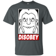 T-Shirts Dark Heather / S Disobey T-Shirt