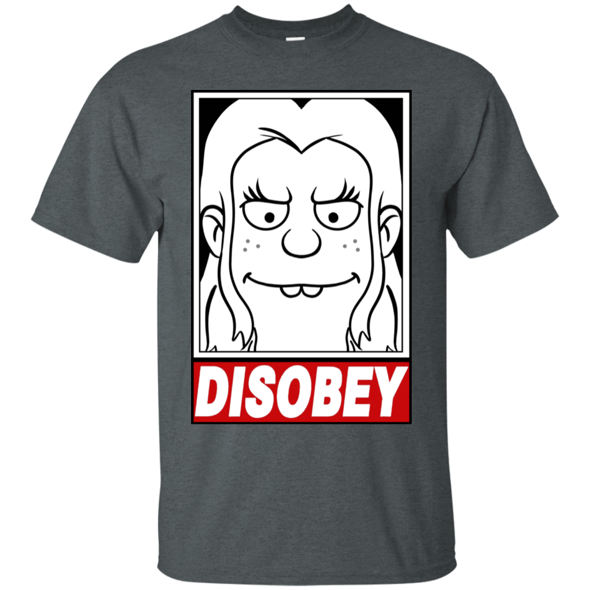 T-Shirts Dark Heather / S Disobey T-Shirt