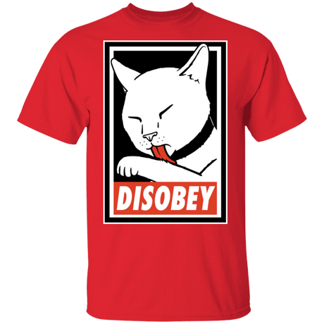 T-Shirts Red / S Disobey T-Shirt