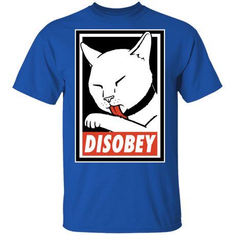 T-Shirts Royal / S Disobey T-Shirt
