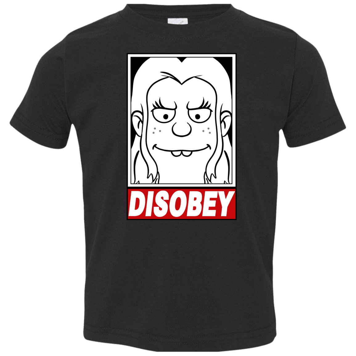 T-Shirts Black / 2T Disobey Toddler Premium T-Shirt