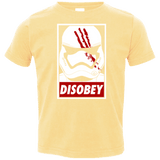 T-Shirts Butter / 2T Disobey Toddler Premium T-Shirt